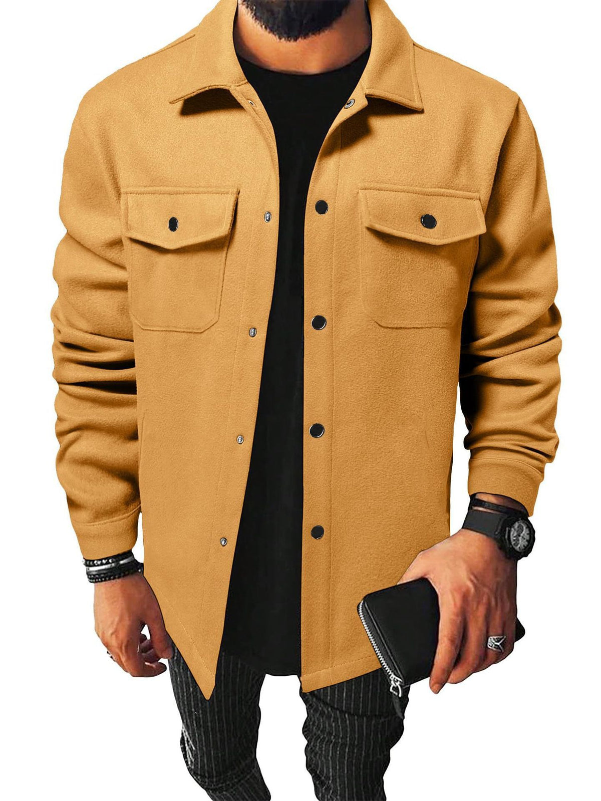 Lucien | Men's Cotton-Blend Shirt Jacket