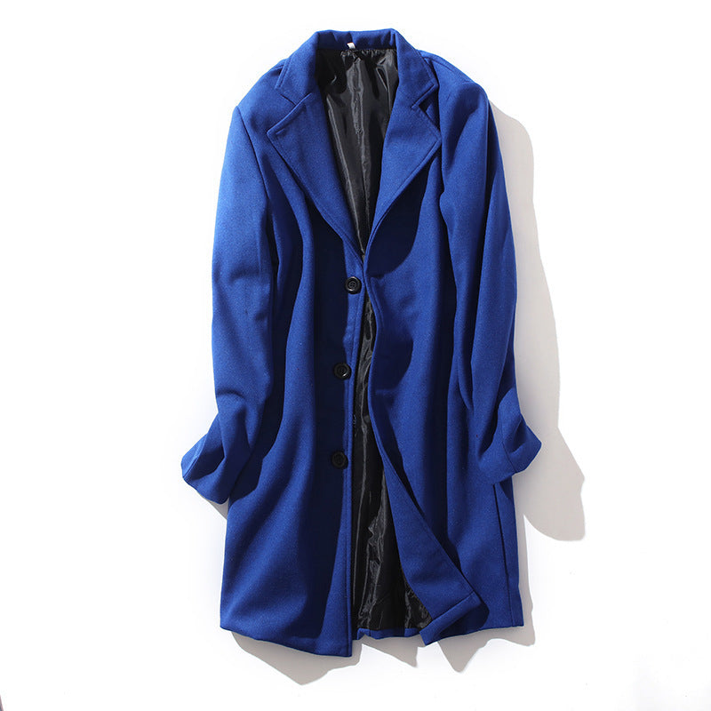 Hector | Men's British-Style Mid-Length Wool-Blend Coat