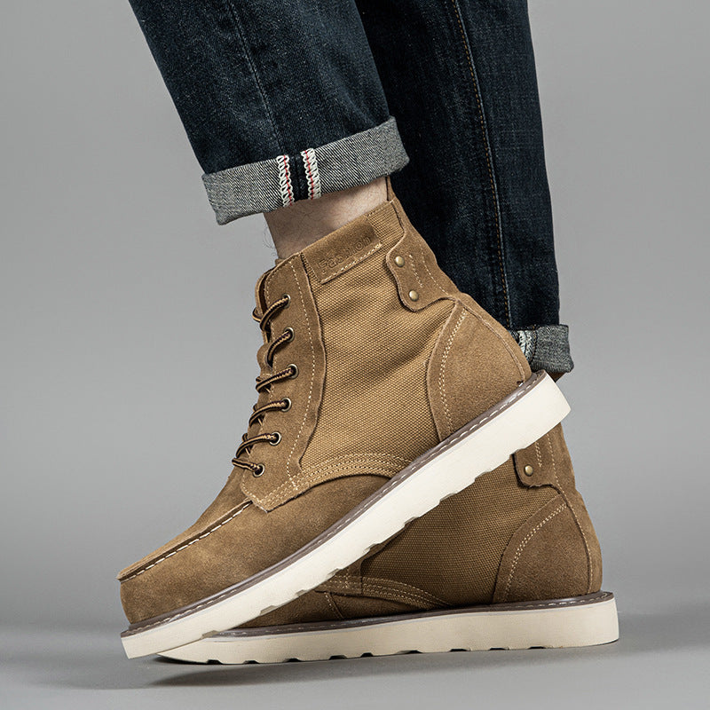 Hugo | Men's Retro Suede Work Boots