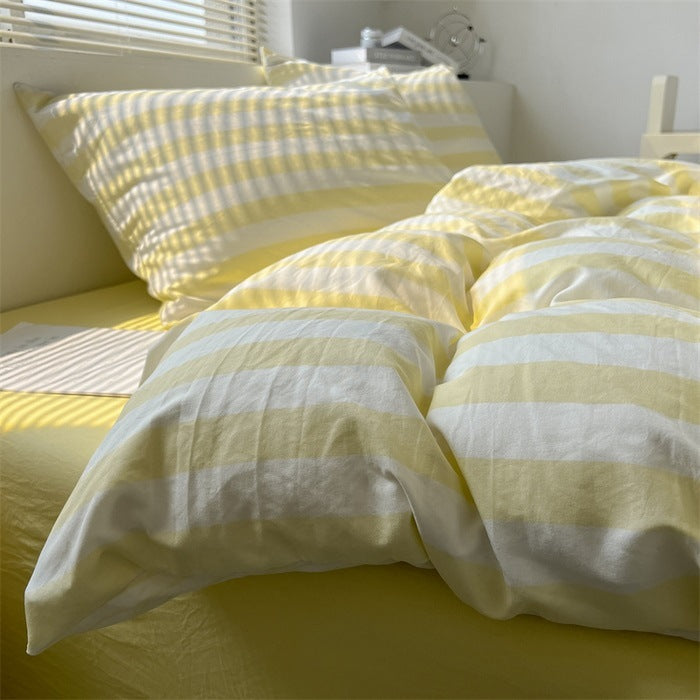 Double-Layer Cotton Gauze Bedding Set