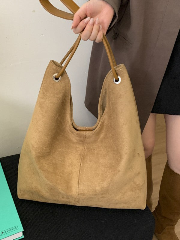 Seraphine | Women's Faux Suede Shoulder Tote Bag