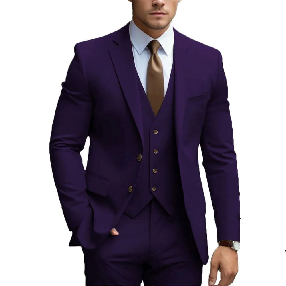 Valentin | Men's Slim-Fit Three-Piece Wedding Suit