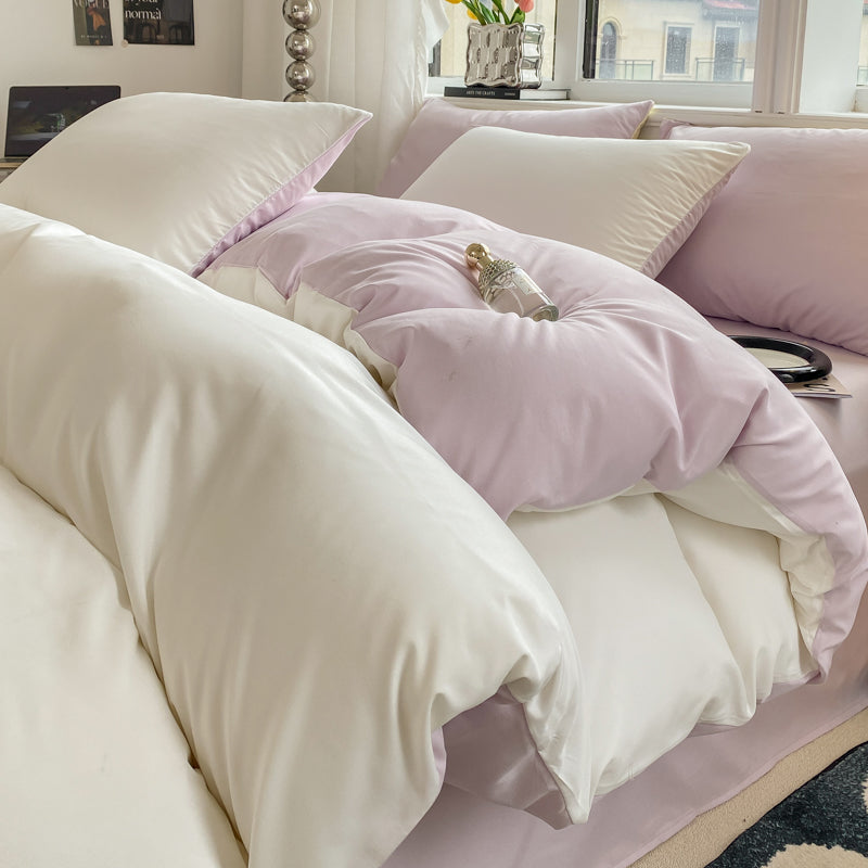 Pure Cotton 4-Piece Duvet Cover Set