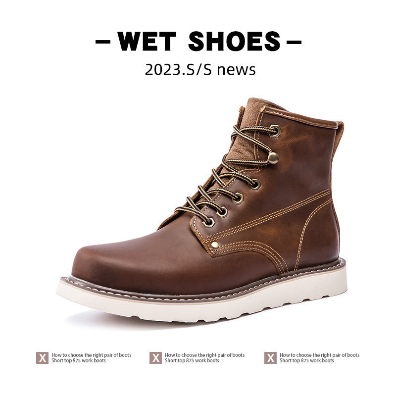 Hugo | Men's Retro Suede Work Boots