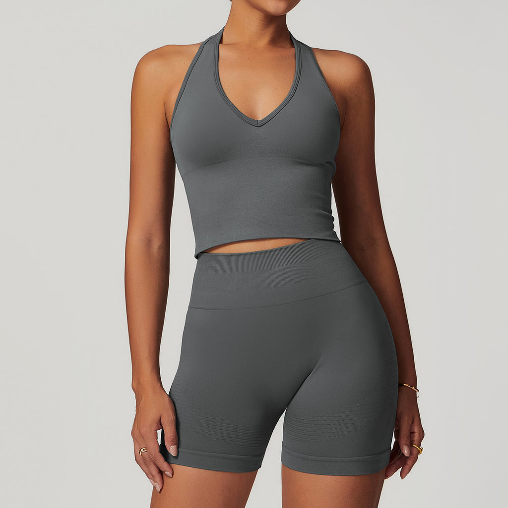 Seamless Racerback Two-Piece | Bra & Shorts