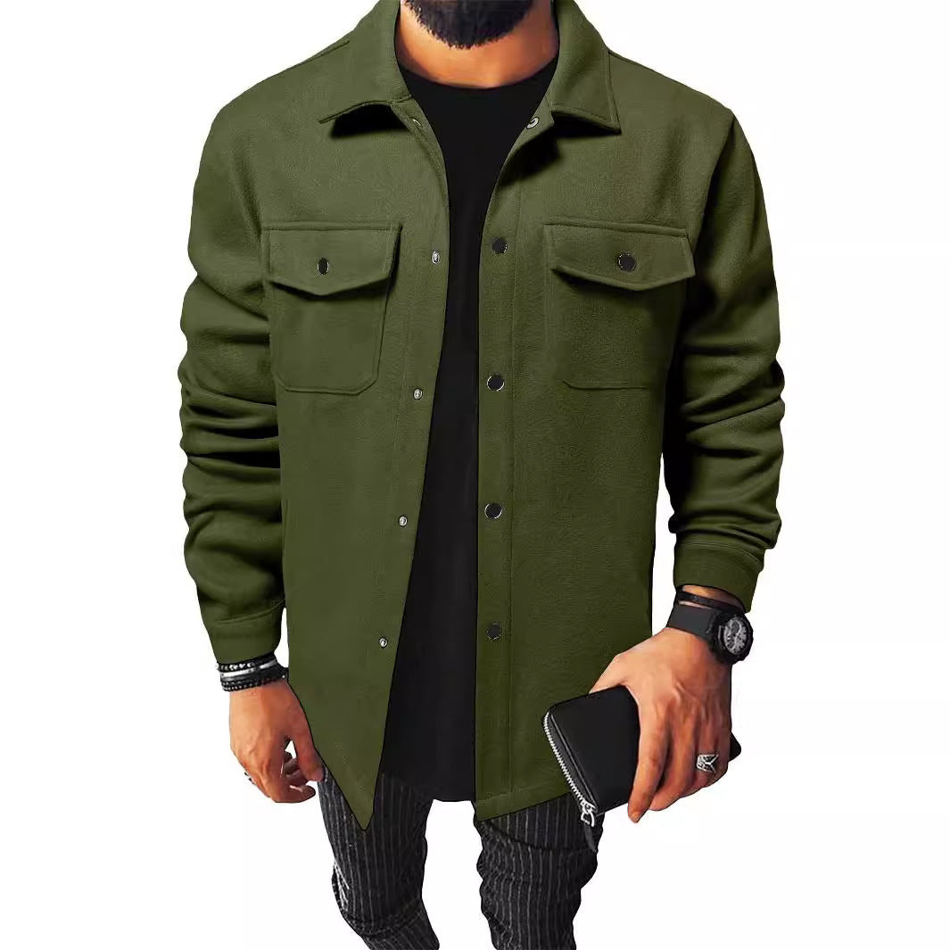 Lucien | Men's Cotton-Blend Shirt Jacket