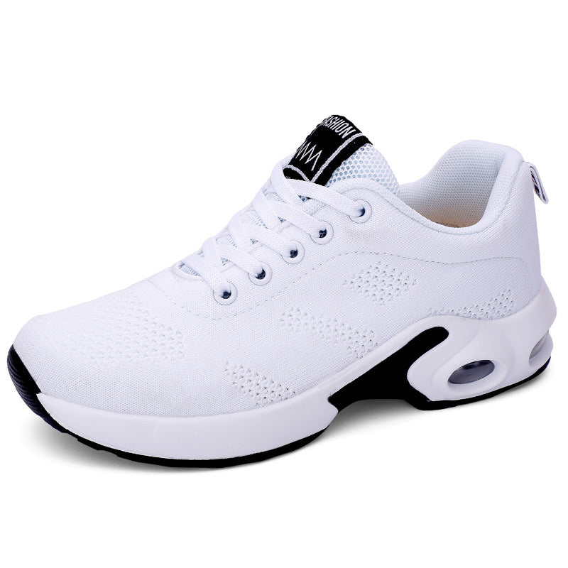 Sienna fly-knit air-cushion runner in White