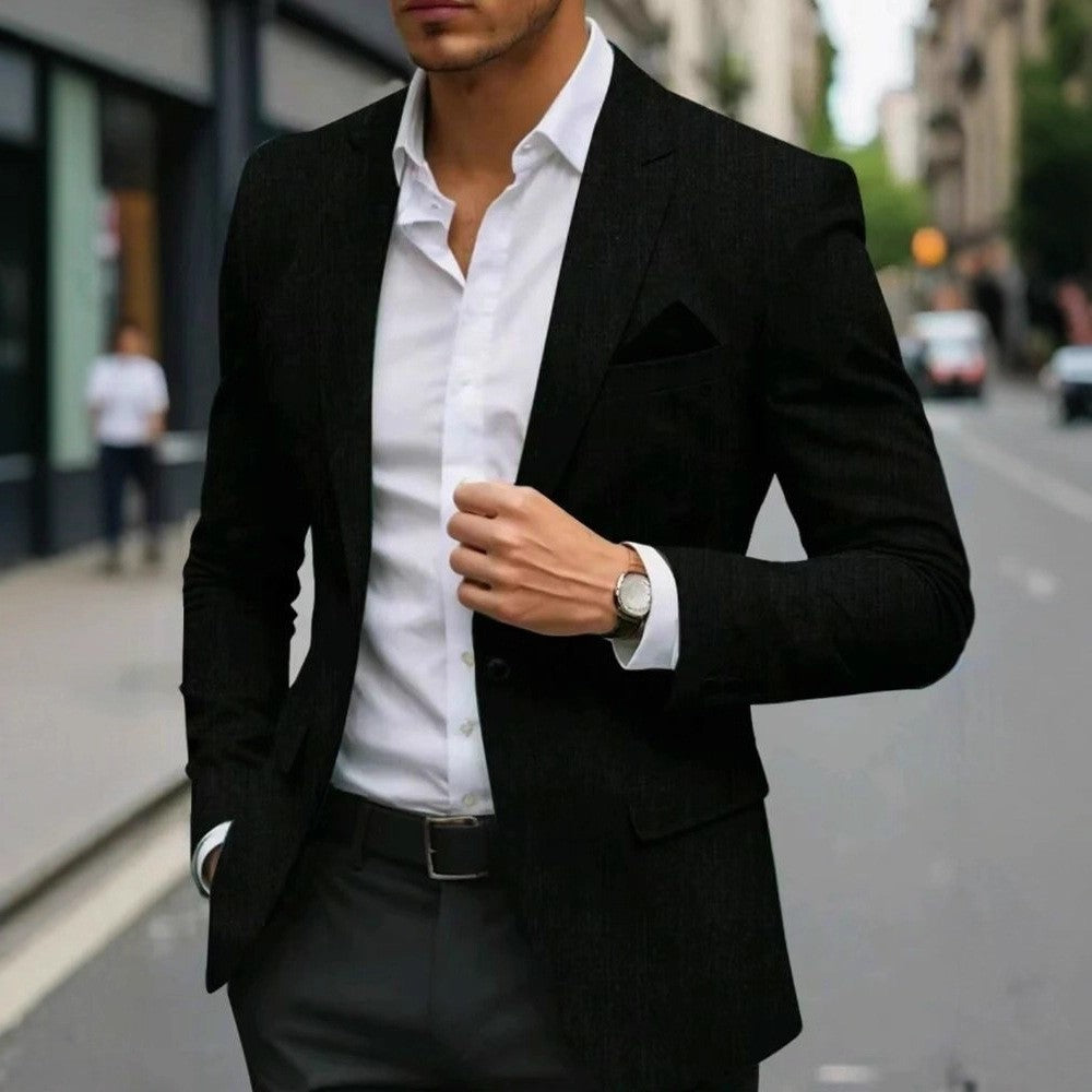 Remy | Men's Slim-Fit Single-Button Suit Jacket