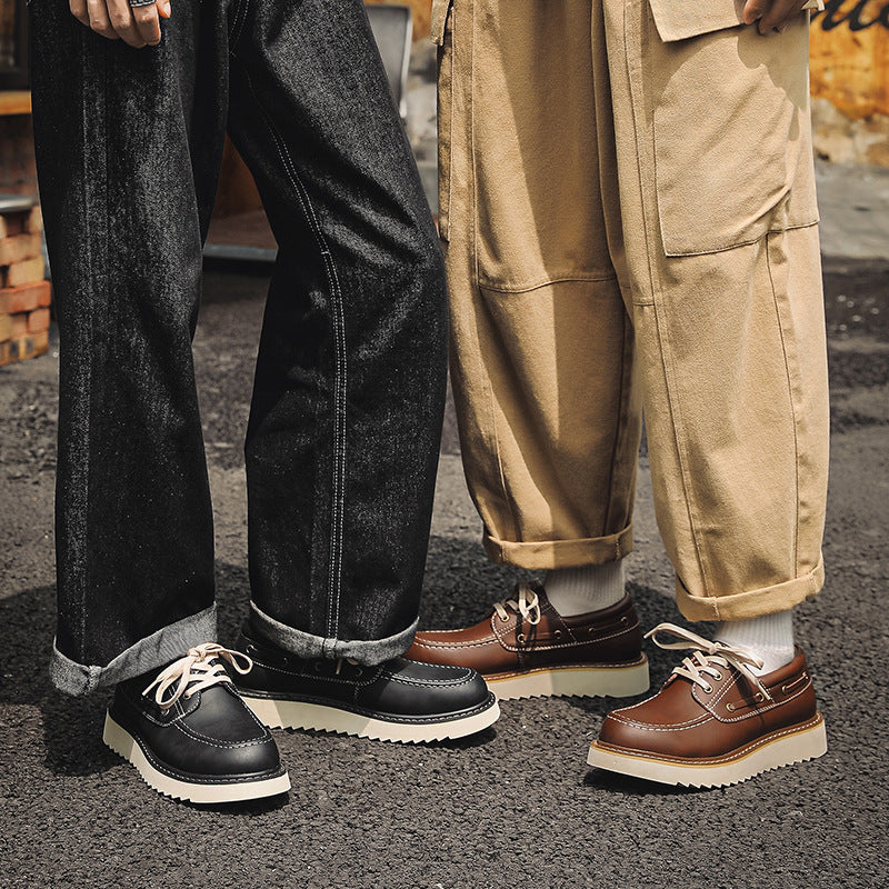 Jasper | Men's Low-Cut Leather Sneakers