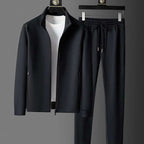 Caleb | Men's Classic Two-Piece Zip-Up Tapered Activewear Suit