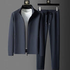 Caleb | Men's Classic Two-Piece Zip-Up Tapered Activewear Suit