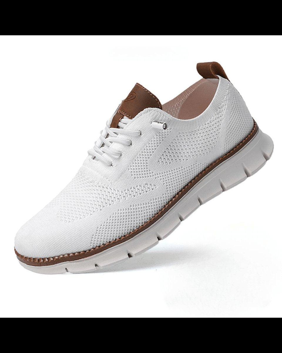 Leandre | Men's Lightweight Breathable Knit Lace-Up Casual Sneakers