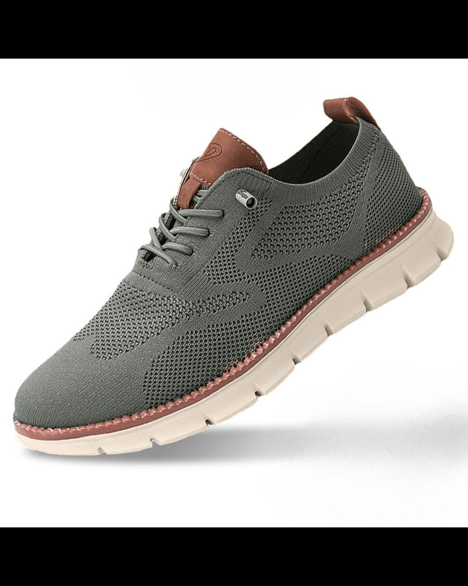 Leandre | Men's Lightweight Breathable Knit Lace-Up Casual Sneakers