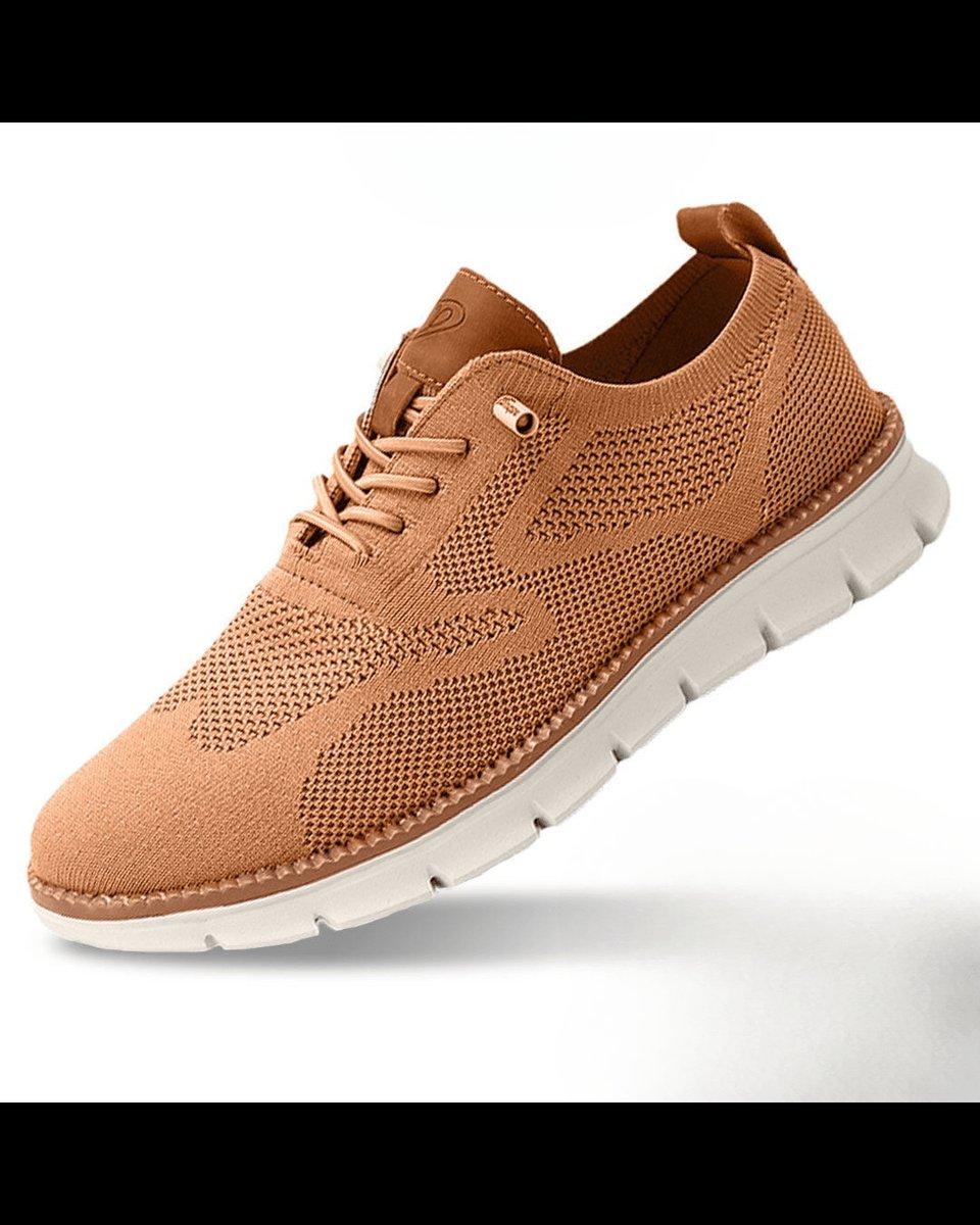 Leandre | Men's Lightweight Breathable Knit Lace-Up Casual Sneakers