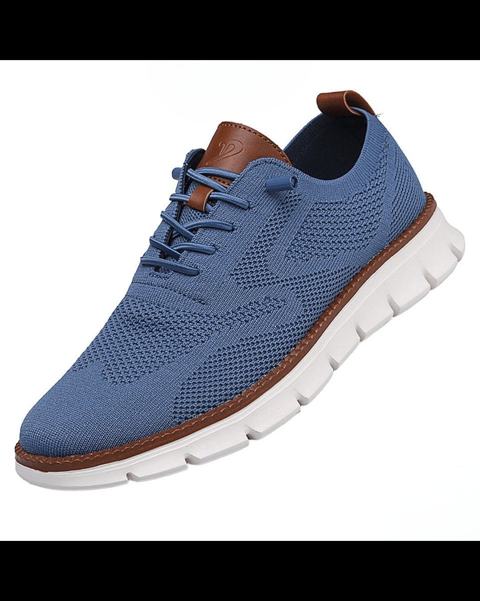 Leandre | Men's Lightweight Breathable Knit Lace-Up Casual Sneakers