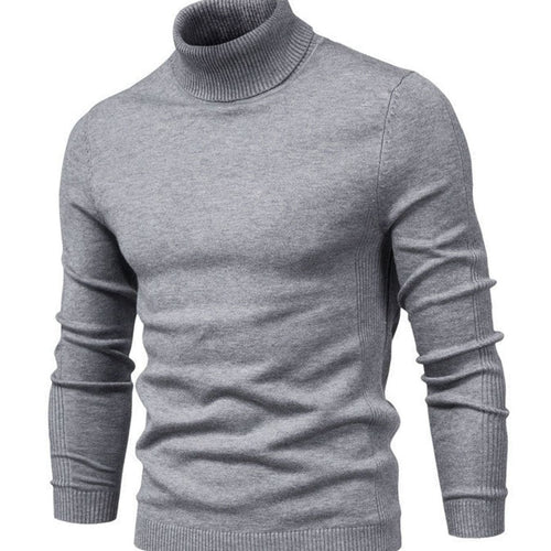 Benjamin | Men's Slim-Fit Turtleneck Knit Neck Sweater