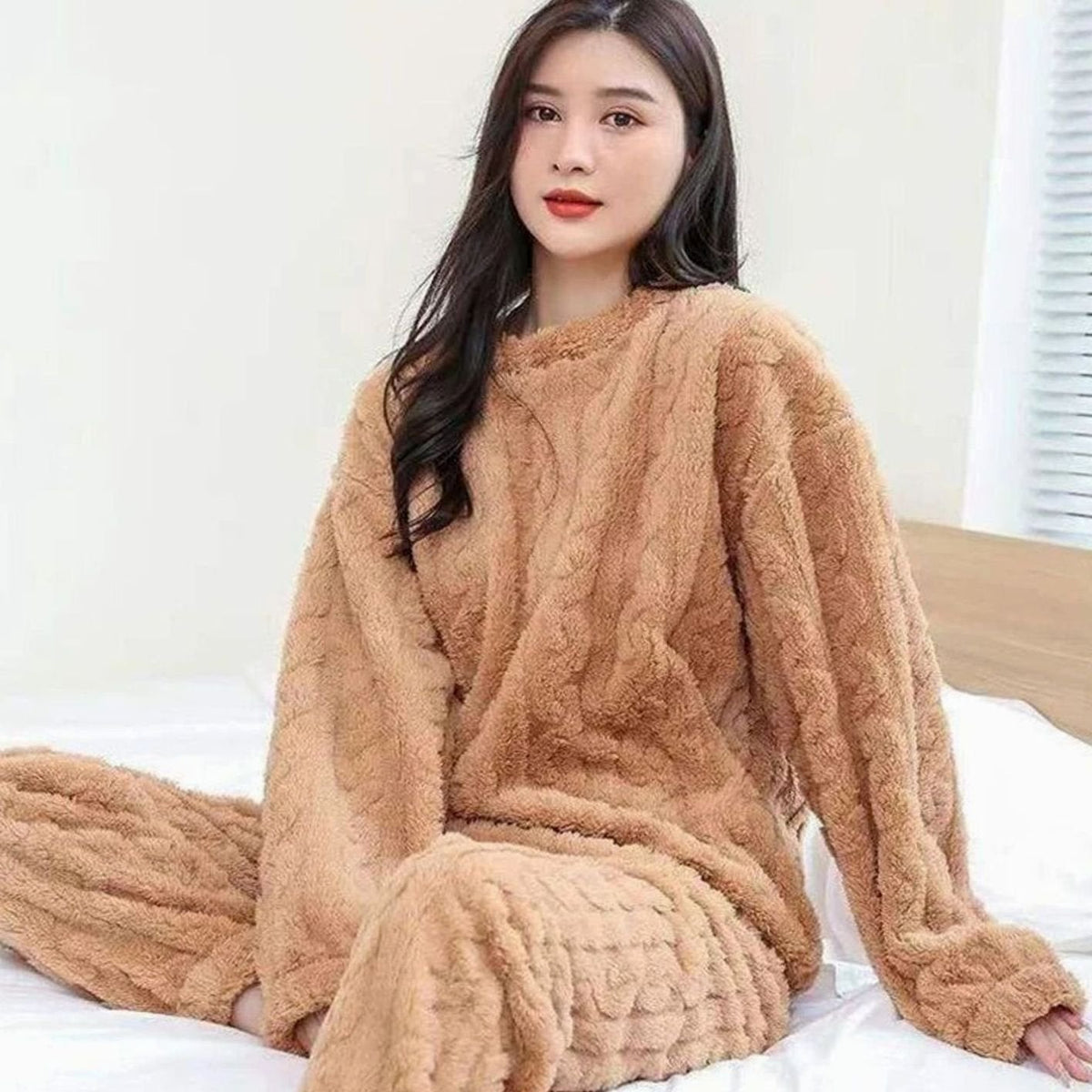 Sylvie | Women's Cozy Fleece Relaxed-Fit Loungewear Set