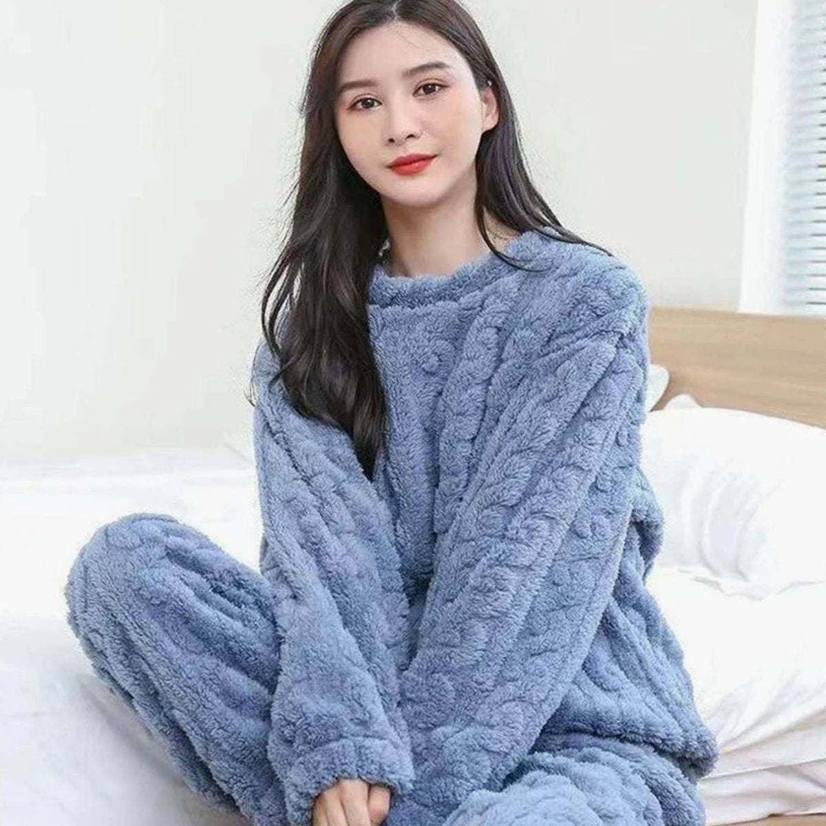 Sylvie | Women's Cozy Fleece Relaxed-Fit Loungewear Set