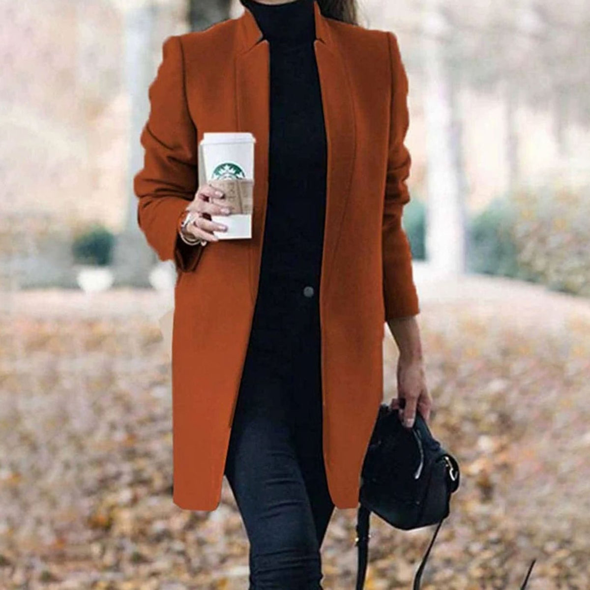 Celestine | Women's Tailored Lapel Long Winter Coat