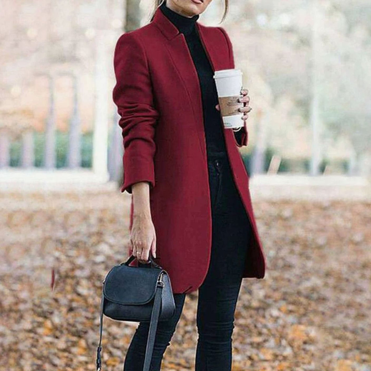 Celestine | Women's Tailored Lapel Long Winter Coat