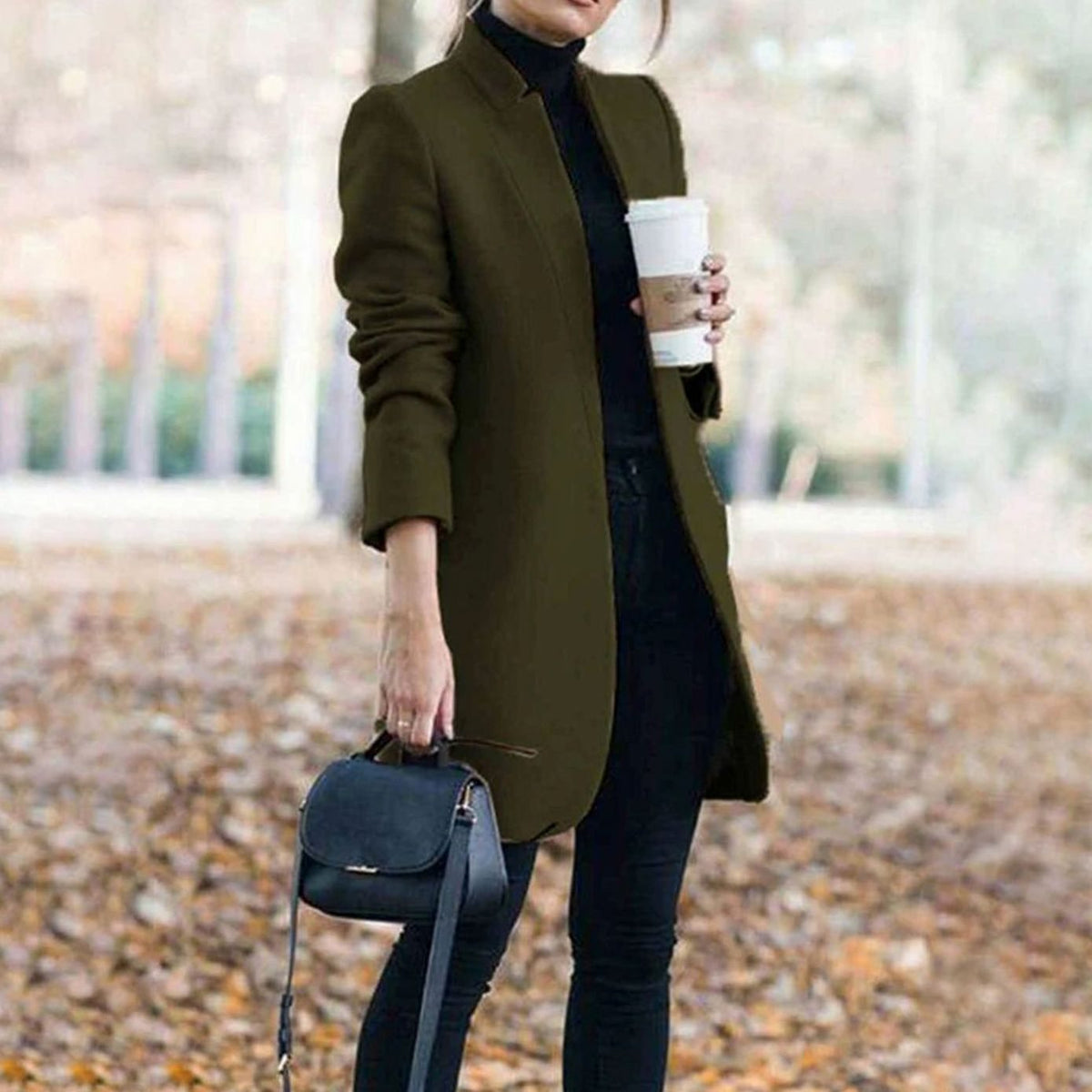 Celestine | Women's Tailored Lapel Long Winter Coat