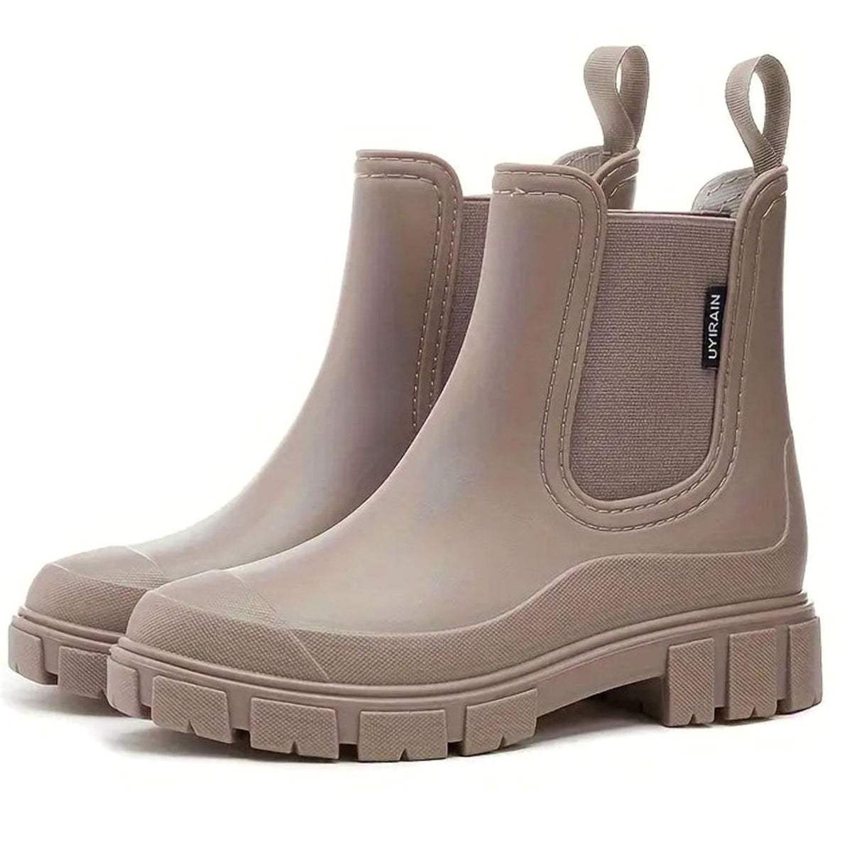 Anouk | Women's Waterproof Slip-On Lug-Sole Chelsea Boots